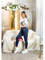 Sexy Highwaist PushUp Jeans with glitter model 19636788 - Style fashion