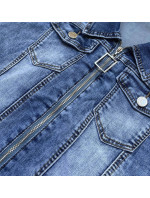 Světle modré džínové šaty s krátkými rukávy model 17244146 - GOURD JEANS