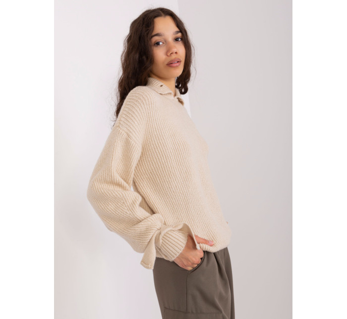 Sweter BA SW model 19040924 beżowy - FPrice