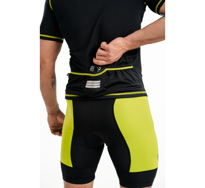 Tričko Rough Radical Cross Sx Black/Lime