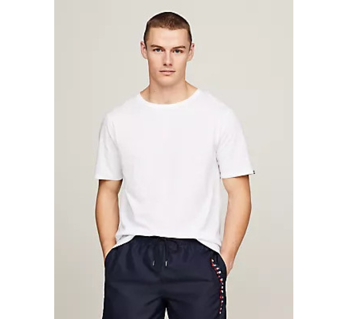 Pánská trička s výstřihem CREW NECK SLUB TEE UM0UM03226YBR - Tommy Hilfiger