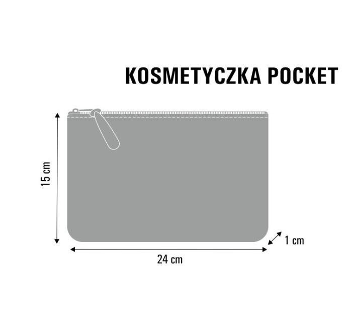 Kapesní kosmetická taška Bertoni Tytus Grey