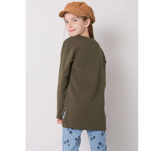 Dívčí halenka TY BZ 12189.37 khaki - FPrice