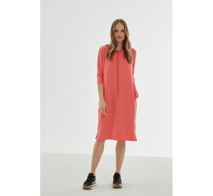 Monnari Šaty Peach Cotton Dress Multi Pink