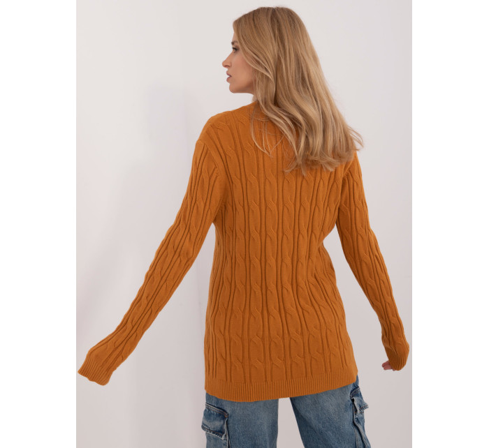 Sweter AT SW model 20463716 ciemny żółty - FPrice