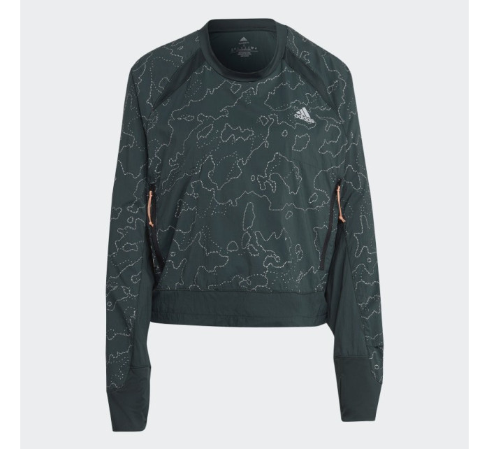 mikina adidas X-City Running Crewneck HC6323 Green