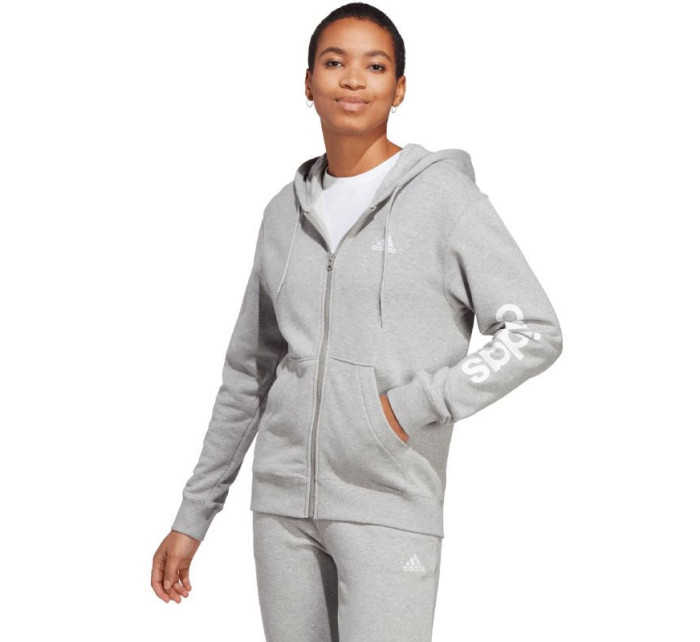 Mikina Essentials Linear FullZip French Terry Hoodie W model 20183666 - ADIDAS