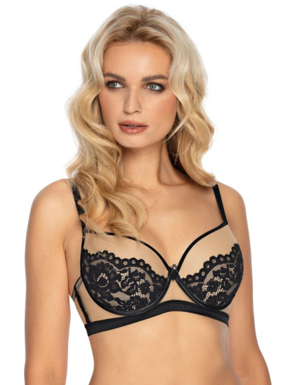 Dámská podprsenka model 18983132 push up black - Roza