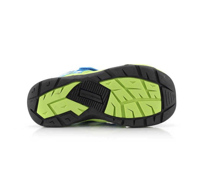 Dětské outdoorové sandály ALPINE PRO GROBO neon atomic blue