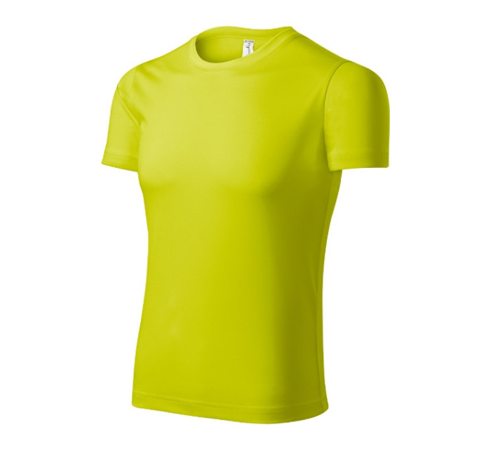 Pixel tričko unisex neon yellow