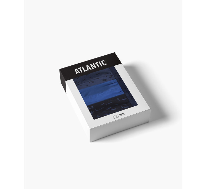 Pánské boxerky ATLANTIC 3Pack - modré