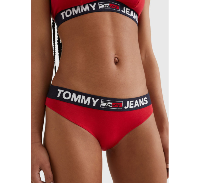 Dámské kalhotky CONTRAST WAISTBAND BRIEFS UW0UW02773XLG červená - Tommy Hilfiger