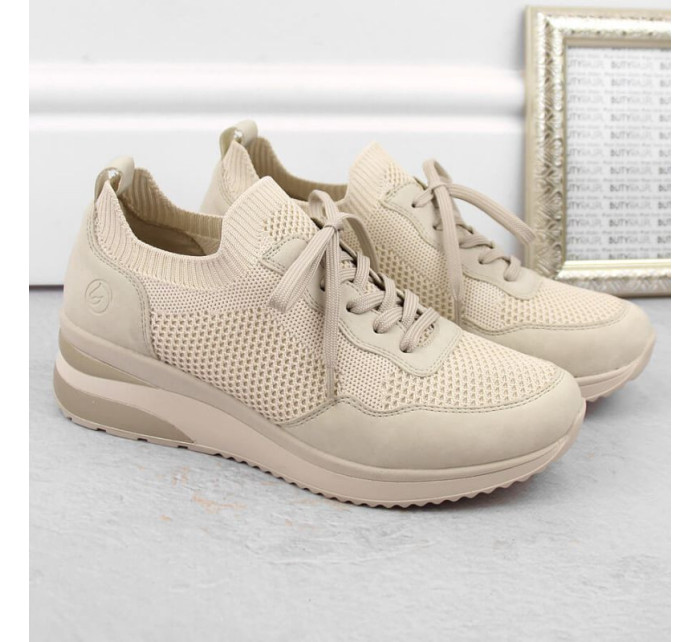 Pohodlná polobotka Remonte W RKR693 beige