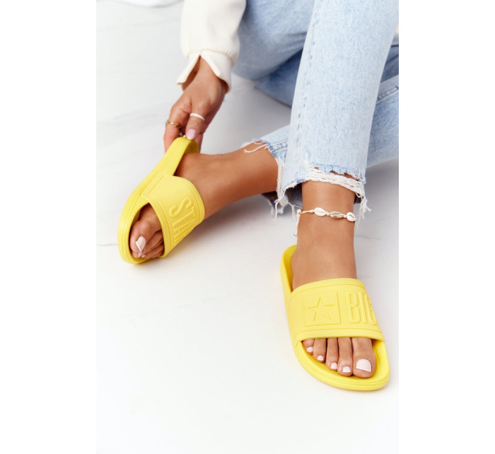 Women's Slippers Big Star HH274A040 Yellow