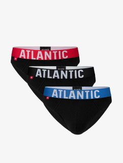 Pánské sportovní slipy ATLANTIC 3-PACK - černé