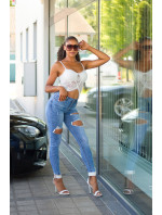 Sexy Highwaist model 19626440 look Skinny Jeans - Style fashion