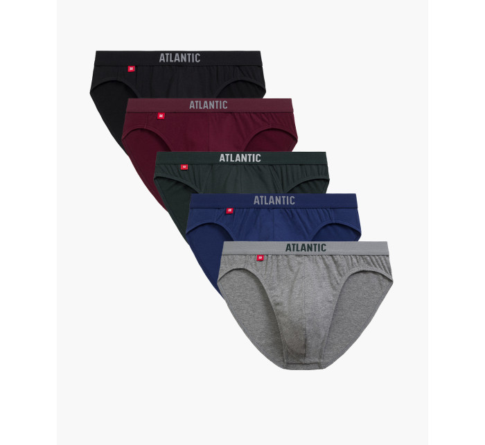 Pánské slipy ATLANTIC Sport 5Pack - vícebarevné