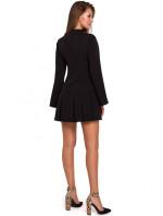 Mini šaty s lemem černé model 18002458 - Makover