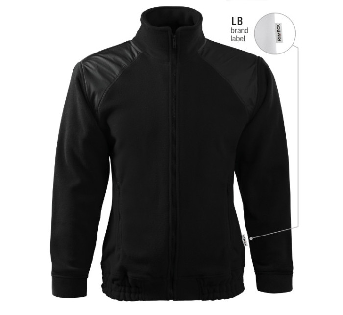 Jacket Hi-Q fleece unisex černá 01 (brand label)