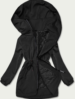 Černá dámská bunda parka s kapucí model 18013388 - S'WEST