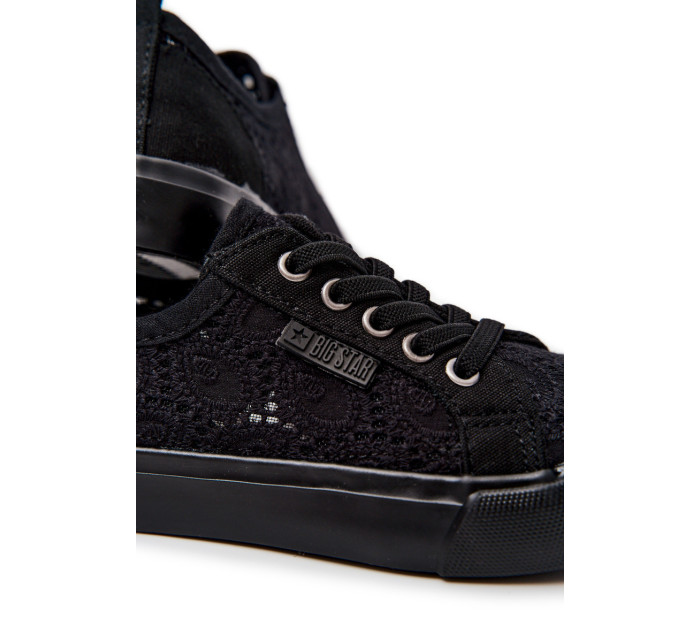 Openwork Sneakers Big Star JJ374011 Black