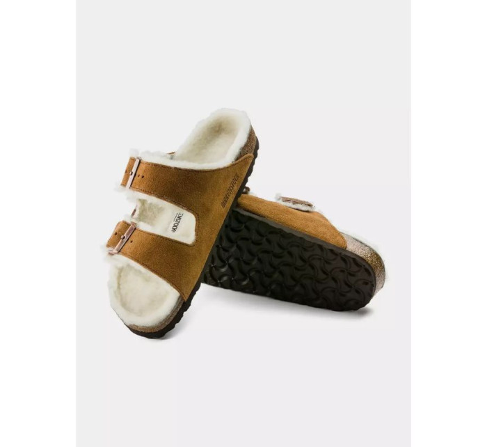 Žabky Birkenstock Arizona Shearling Mink W 1001135