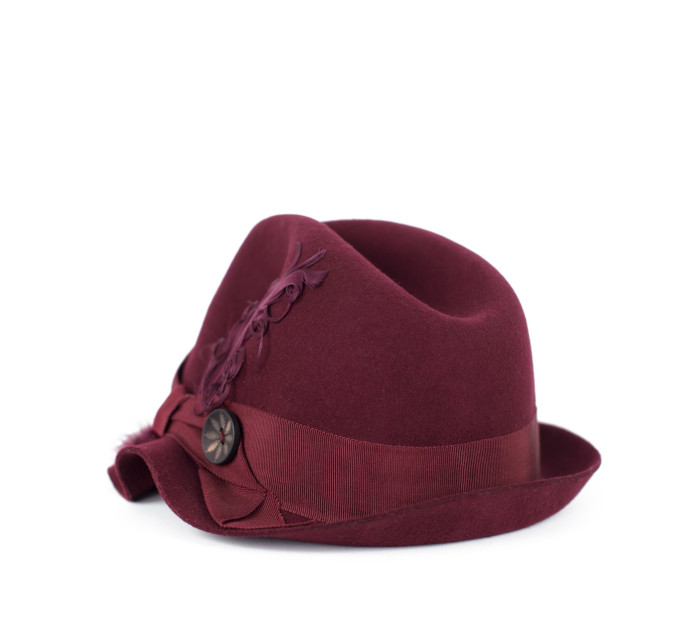 Klobouk model 16702107 Dark Red - Art of polo