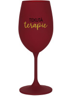 TEKUTÁ TERAPIE - bordo sklenice na víno 350 ml