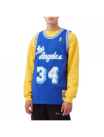 Mitchell & Ness Pánské tričko NBA Los Angeles Lakers Shaquille O'Neal s potiskem M SMJYAC18013-LALROYA96SON