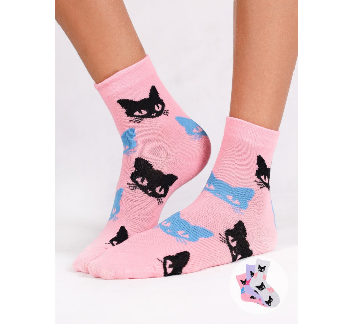 Socks Cats 3Pack Multicolour model 20675454 - Yoclub