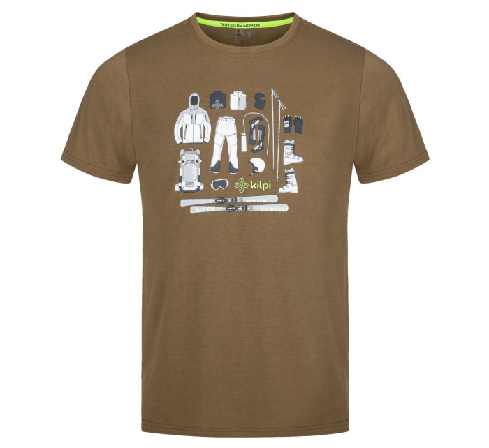 Pánské funkční tričko model 17998417 Tmavě zelená - Kilpi