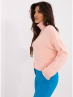 Sweter AT SW  brzoskwiniowy model 20459085 - FPrice