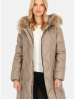 PERSO Coat BLH241012FXR Béžová barva