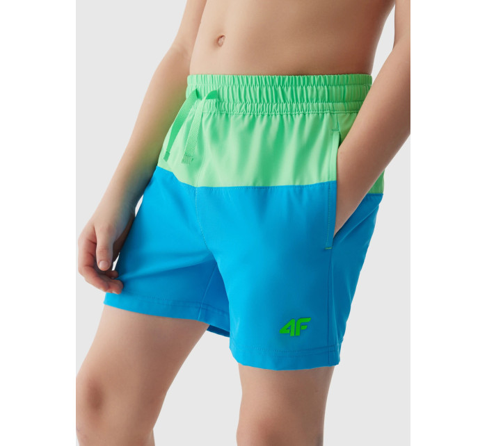 Chlapecké plážové šortky typu boardshorts 4F - modré