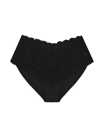 Dámské kalhotky Amourette Maxi - BLACK - černé 0004 - TRIUMPH