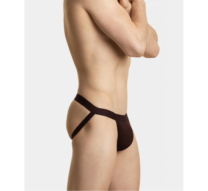 Jockstrap pánské slipy ATLANTIC - čokoládové