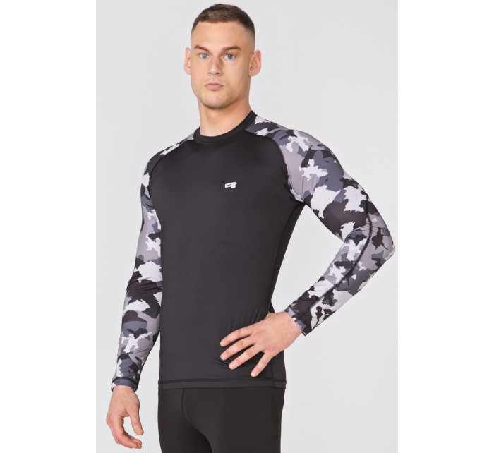 Tričko Rough Radical Furious Army Ls Black/Camo