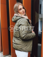 Dámská oboustranná péřová bunda VICTORIA SNUG zlatá Dstreet TY3697