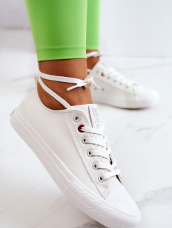 Low Leather Trainers Big Star JJ274007 White