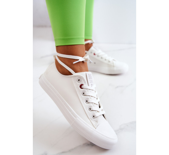 Low Leather Trainers Big Star JJ274007 White