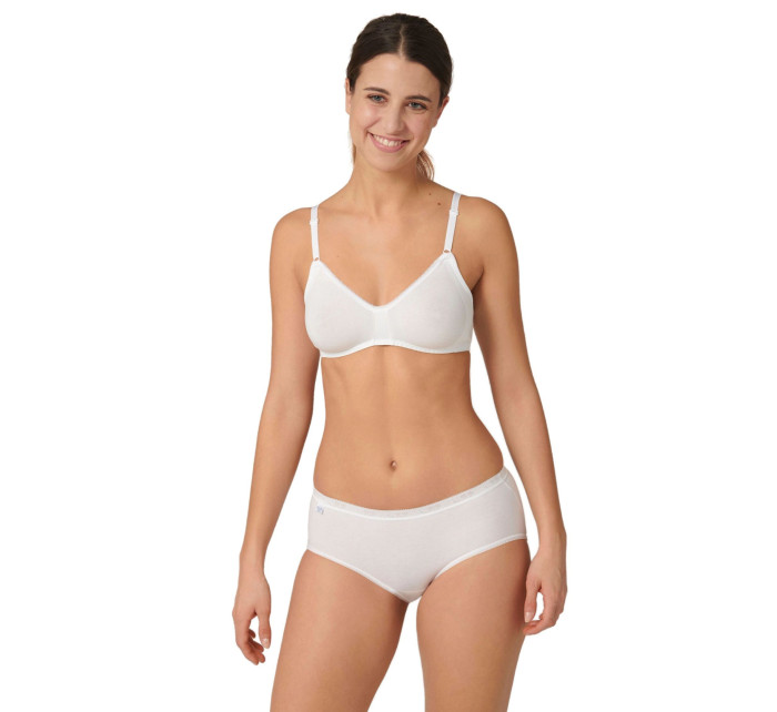 Dámské kalhotky 2 pack Basic midi white - Sloggi