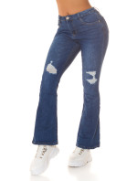 Sexy Highwaist Wide Leg Jeans in model 19636349 Look - Style fashion