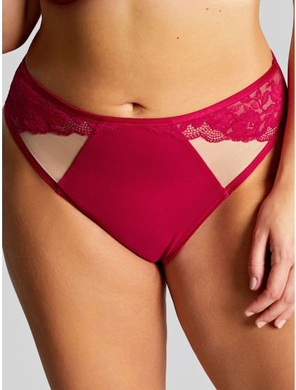 Sculptresse Josephine High Leg Brief magenta/latte 10852