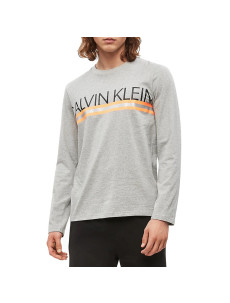 Pánské tričko NM1772E-080 šedá - Calvin Klein