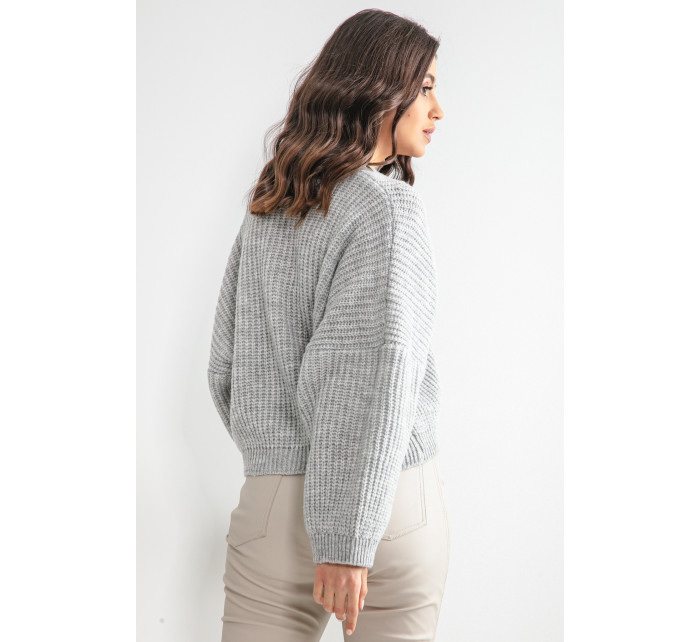 Dámský svetr Fobya Cardigan F1158 Grey