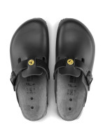 dámské dřeváky Boston Black z přírodní kůže žabky úzké úzké model 20693923 - Birkenstock