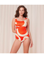 Dámské jednodílné plavky Summer Allure OW 02 - ORANGE - oranžové M017 - TRIUMPH