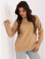 Sweter AT SW  camelowy model 20459081 - FPrice