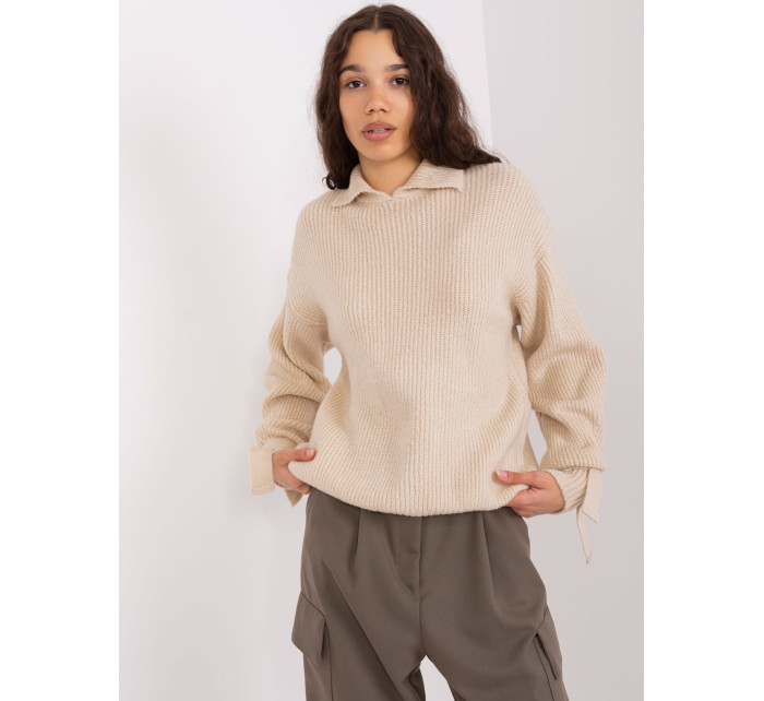 Sweter BA SW model 19040924 beżowy - FPrice