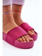 Dámské semišové model 20445844 na platformě Big Star Fuchsia - Big Star Shoes